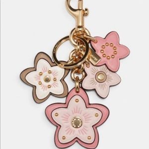 Coach wildflower cluster bag charm